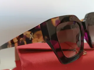 Gafas de sol Yalea marrones y moradas