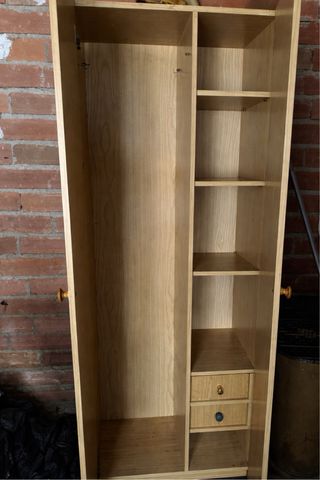 Armario 2 puertas madera