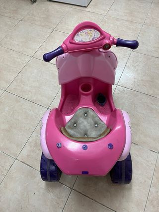 Moto Eléctrica Princesas Disney Rosa