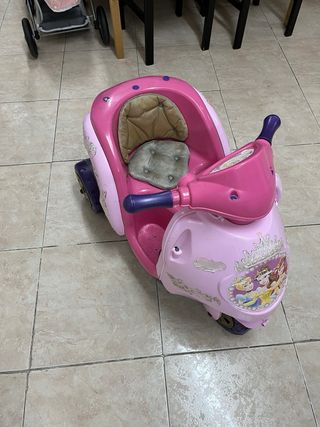 Moto Eléctrica Princesas Disney Rosa