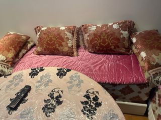 Estructura Sofá Marroquí Tela y Madera