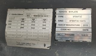 Carretilla Toyota  Eléctrica 3 TN TRIPLE
