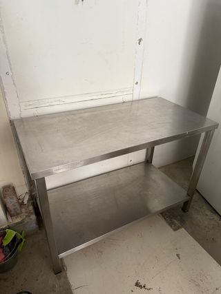Mesa de trabajo acero inoxidable