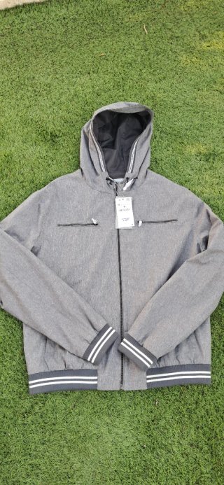 Chaqueta Zara Hombre Talla XL Gris
