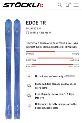 Esquís Stöckli Edge TR