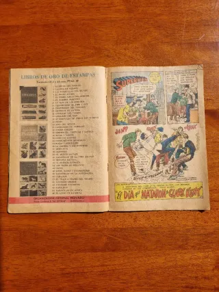 Cómic Supermán de 1973. Editorial Novaro