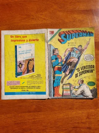 Cómic Supermán de 1973. Editorial Novaro