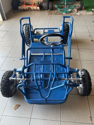 Buggy infantil restaurado y preparado a carrilana