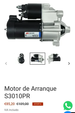Motor de Arranque AS S3010PR