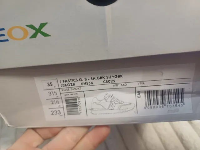 Geox J Fastics Niña Rosa Zapatillas Deportivas