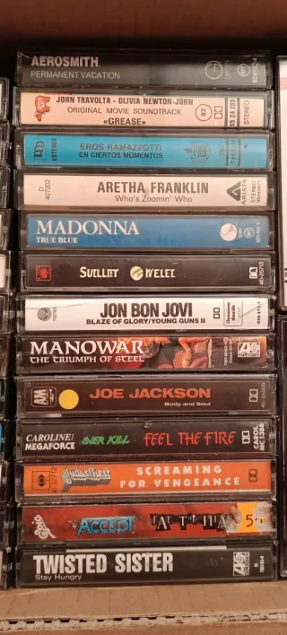 Cintas Cassette Rock  Metal LEER ANUNCIO POR FAVOR