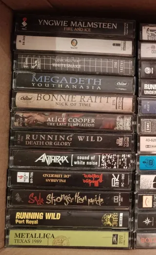 Cintas Cassette Rock  Metal LEER ANUNCIO POR FAVOR