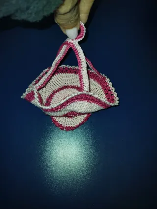Conjunto 7 peças crochê artesanal