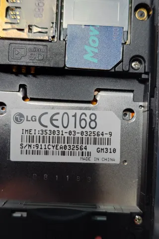 Teléfono Móvil Vintage LG Movistar GM310