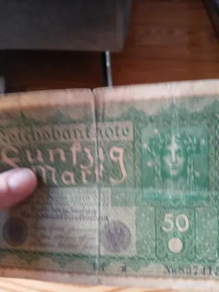 Billetes 50 Marcos 1919 (2 unidades)