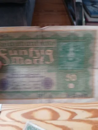 Billetes 50 Marcos 1919 (2 unidades)