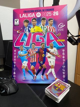 Álbum Panini LALIGA 2025-26 + Lote 100 Cromos