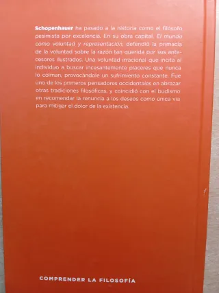 Schopenhauer. Luis Fernando Moreno.