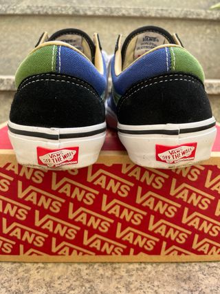 Zapatillas Vans Old Skool Pro Negras y Verdes
