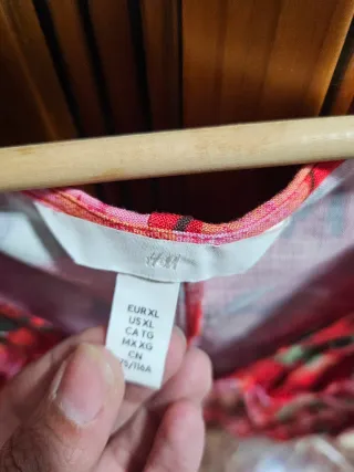 Vestido premamá lactancia H&M XL floral