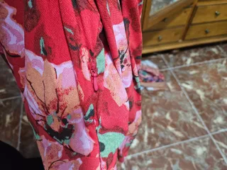 Vestido premamá lactancia H&M XL floral