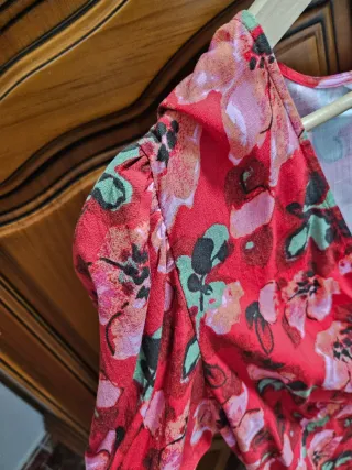 Vestido premamá lactancia H&M XL floral
