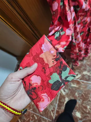 Vestido premamá lactancia H&M XL floral