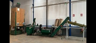 Línea de pellets COMEV industrial año 2022