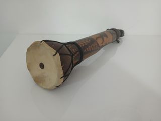 Tamburo Africano Djembe Legno Intagliato