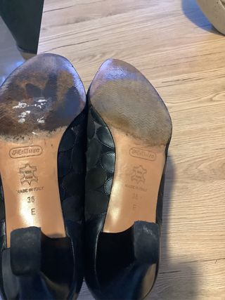 Scarpe donna Melluso vera pelle blu