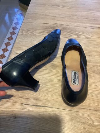 Scarpe donna Melluso vera pelle blu