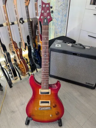 PRS SE Custom 22 Stoprail Cherry Sunburst