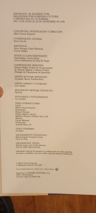 Libro El Quadrat d' Or.( Castellano)