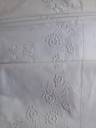 Sábana Hilo Bordada