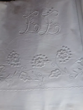 Sábana Hilo Bordada