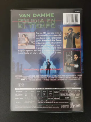 DVD Policía en el Tiempo (Van Damme)