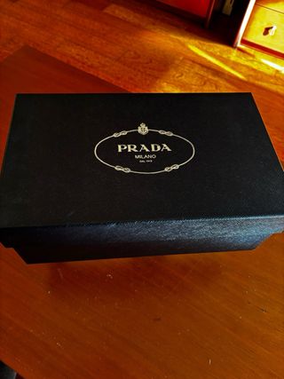 Mocasines Prada Piel Serraje Marrón