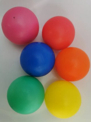 33 palline colorate miste