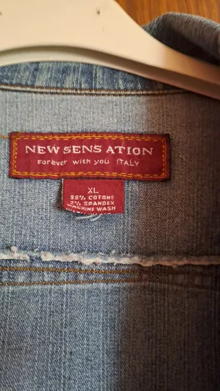 Giacca in denim donna vintage