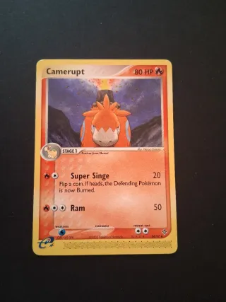 Camerupt 24/97 EX Draghi Carta Pokémon