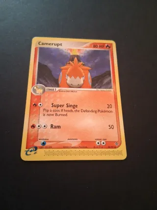 Camerupt 24/97 EX Draghi Carta Pokémon