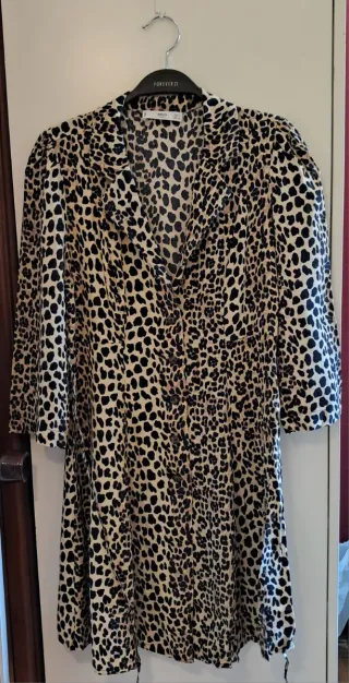 Vestido Mango Animal Print