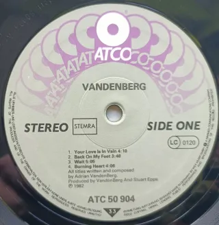 Vandenberg - Primer Álbum (Vinilo LP, 1982)