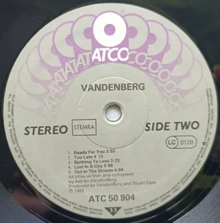 Vandenberg - Primer Álbum (Vinilo LP, 1982)