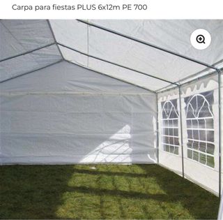 Carpa para fiestas de 6x12m