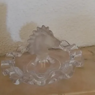 Figura de cristal cabeza de caballo