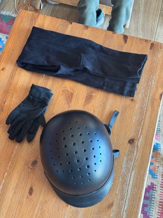 Guantes, pantalones y casco hipica 12 años