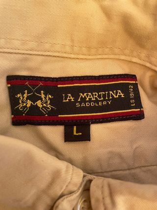 Camisa La Martina Beige Talla L