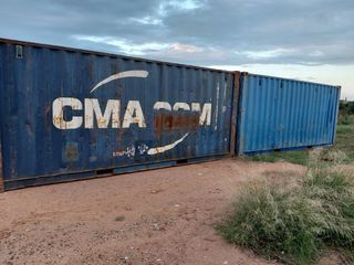 Contenedor azul 20 pies por 1.100 cada uno