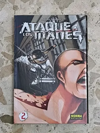 Manga Ataque a los Titanes Tomos 1-4